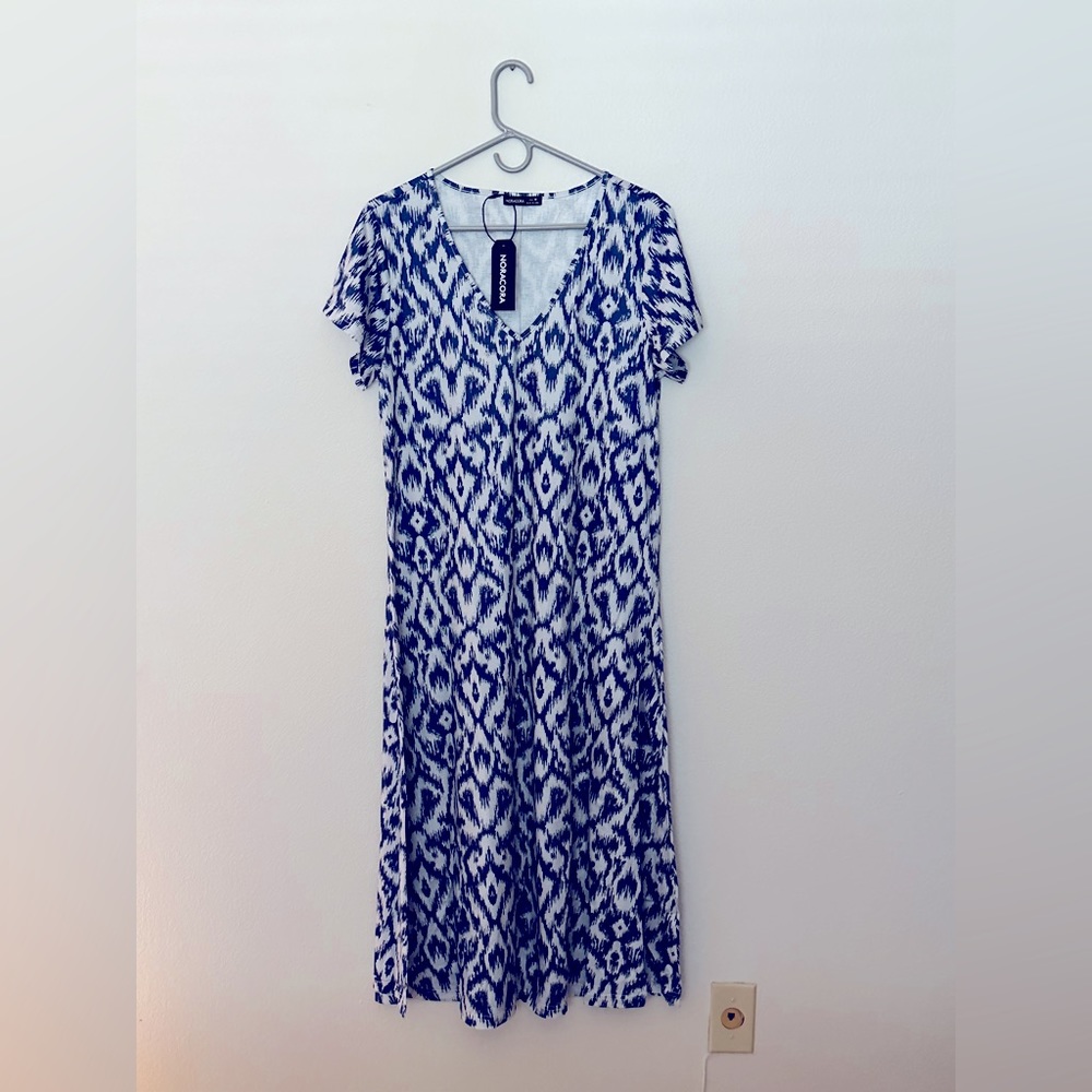 Splash of Blue NORACORA Dress—-Size Medium